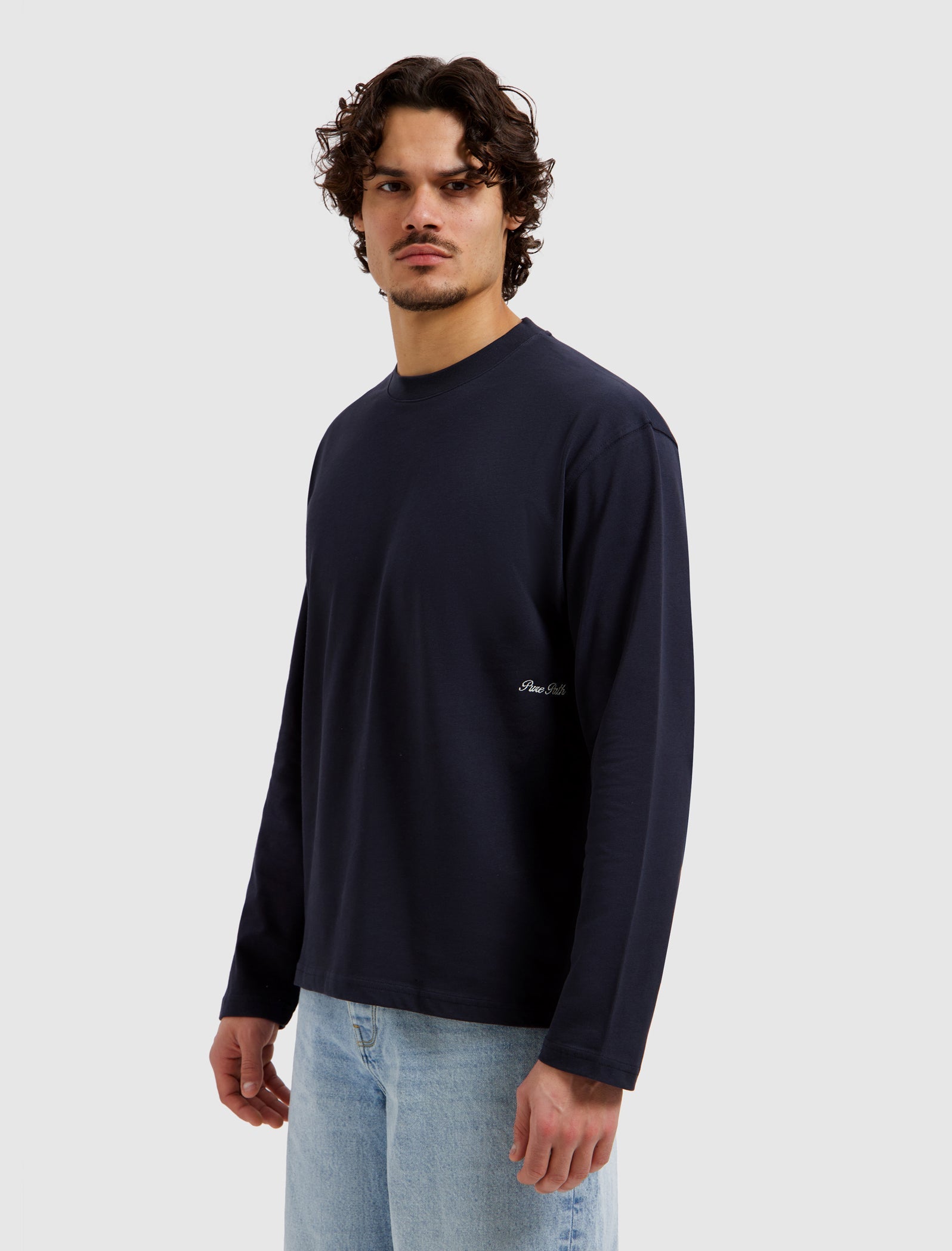Pure Path Italian Dream Longsleeve T-shirt - Dark Navy