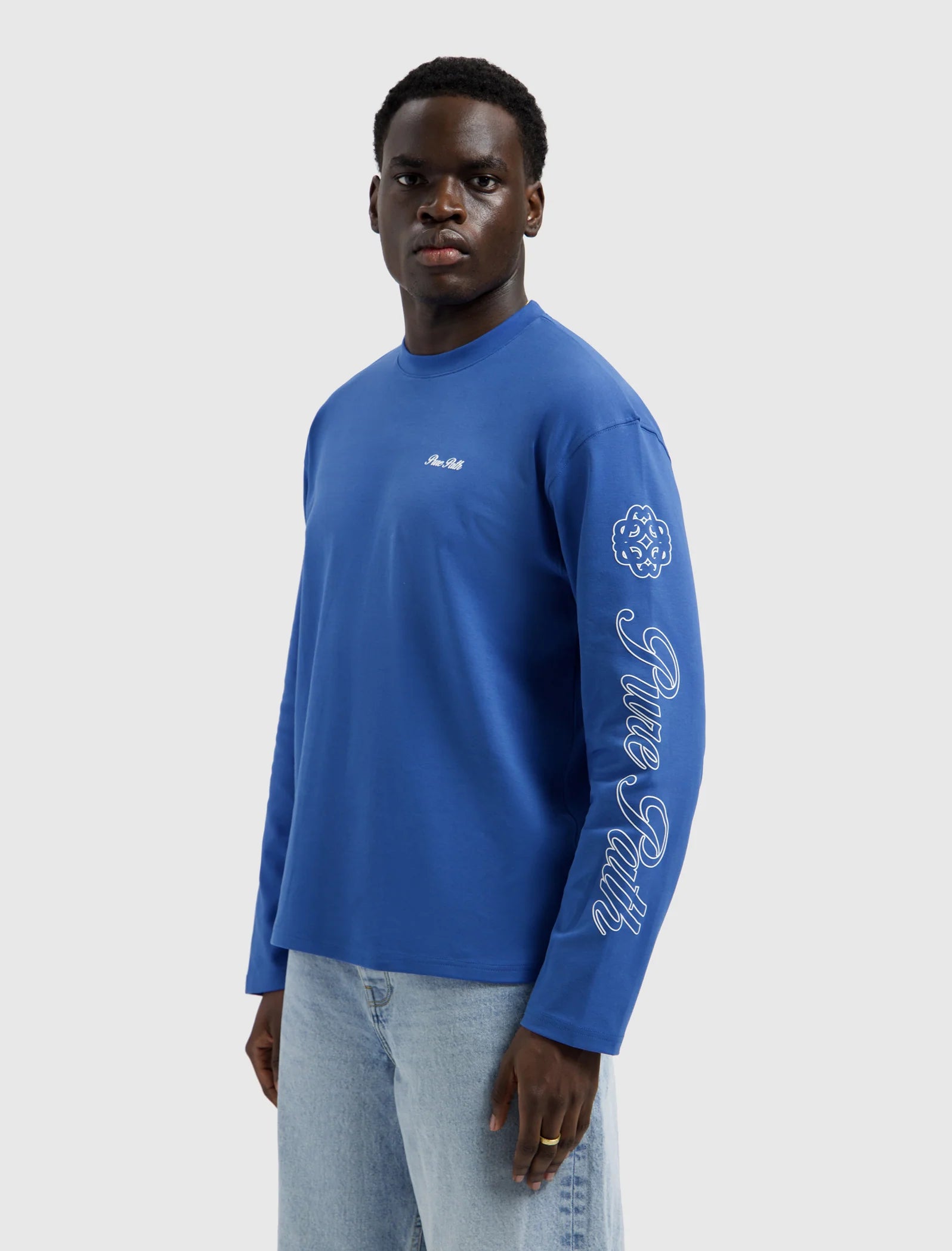 Pure Path Essence Of Life Longsleeve - Faded Cobalt