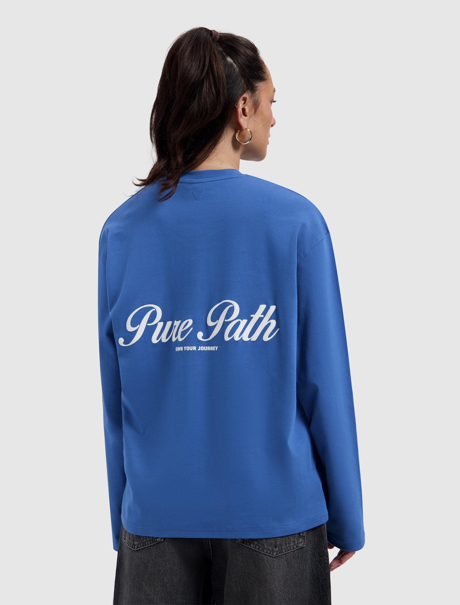 Pure Path Essence Of Life Longsleeve - Faded Cobalt