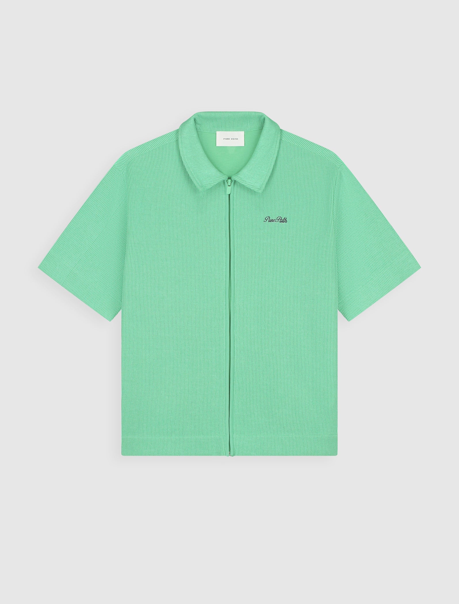 Pure Path Italian Dream Full Zip Shirt - Emerald