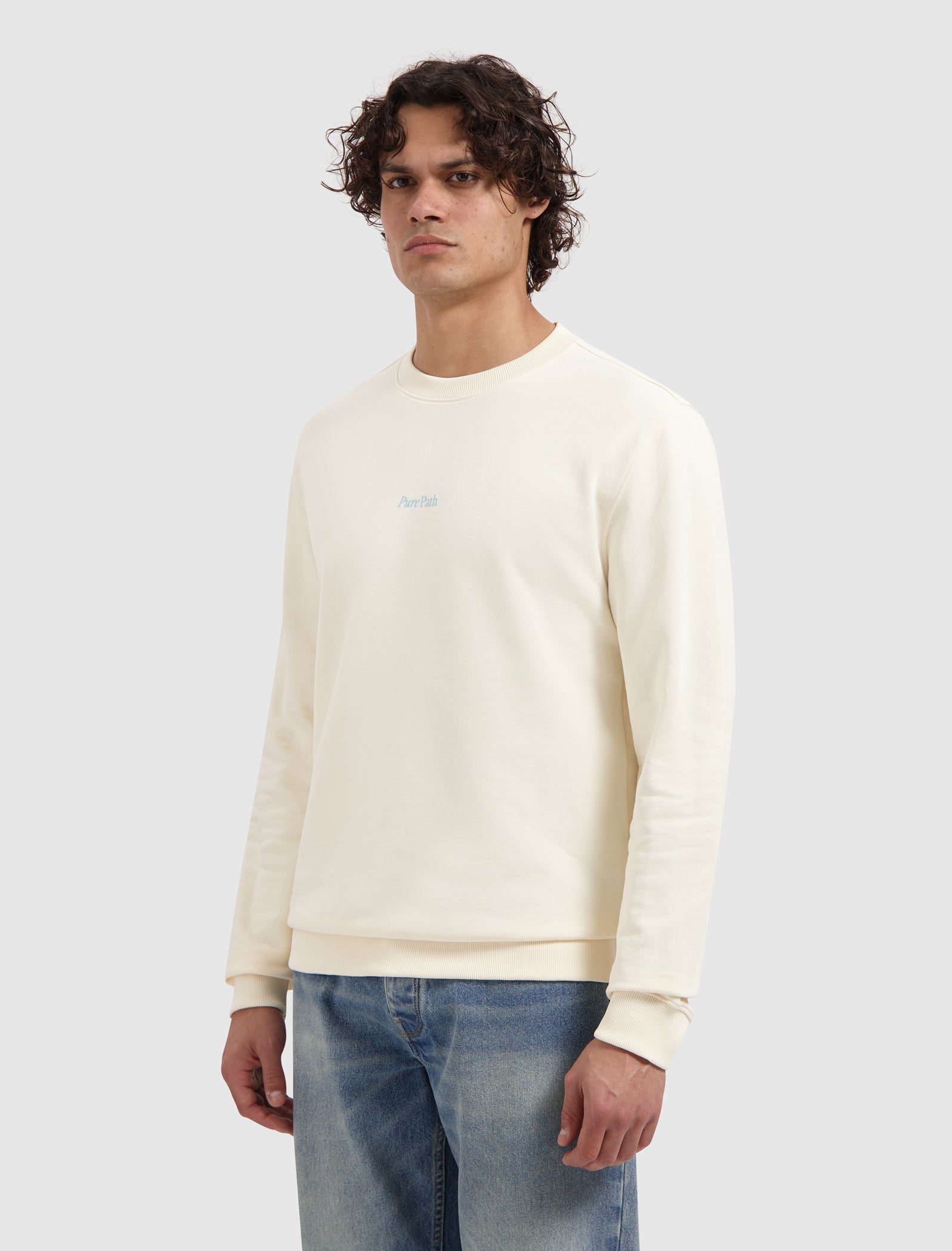 Pure Path Trio of Flowers Sweater - Ecru
