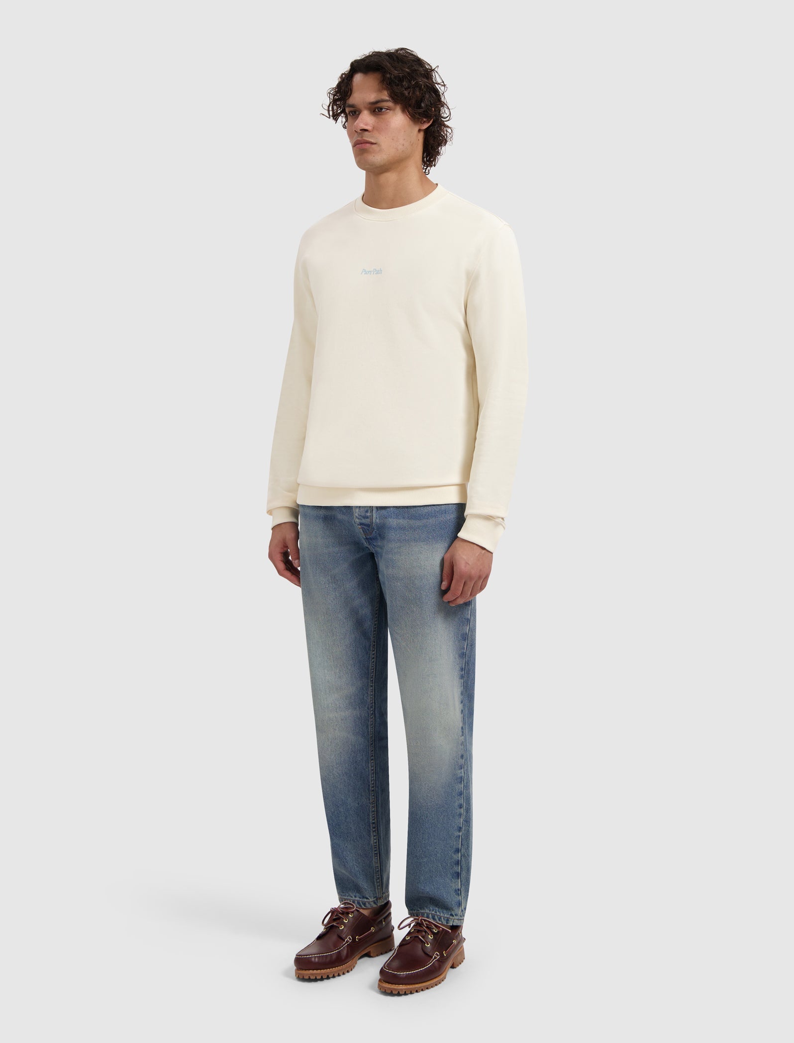 Pure Path Trio of Flowers Sweater - Ecru