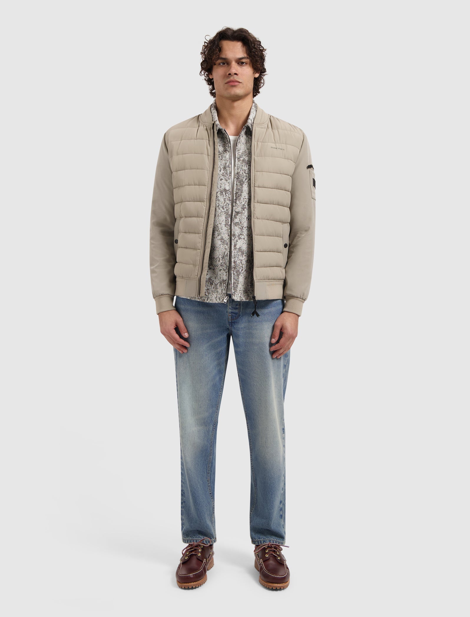 Pure Path Padded Softshell Jacket - Sand
