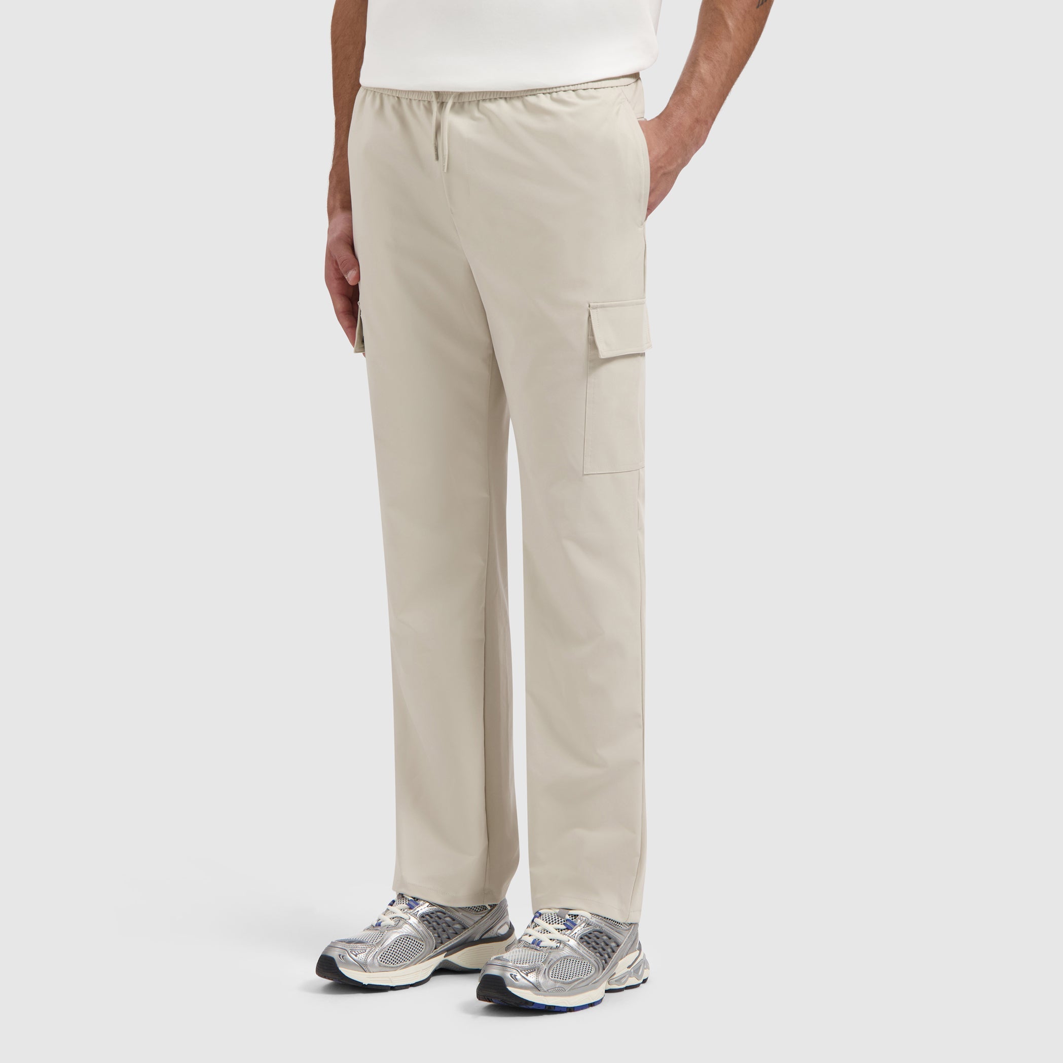 Pure Path Travel Stretch Cargo Pants - Sand