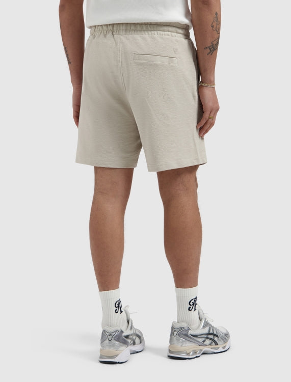 Pure Path Structure Sweat Shorts - Sand