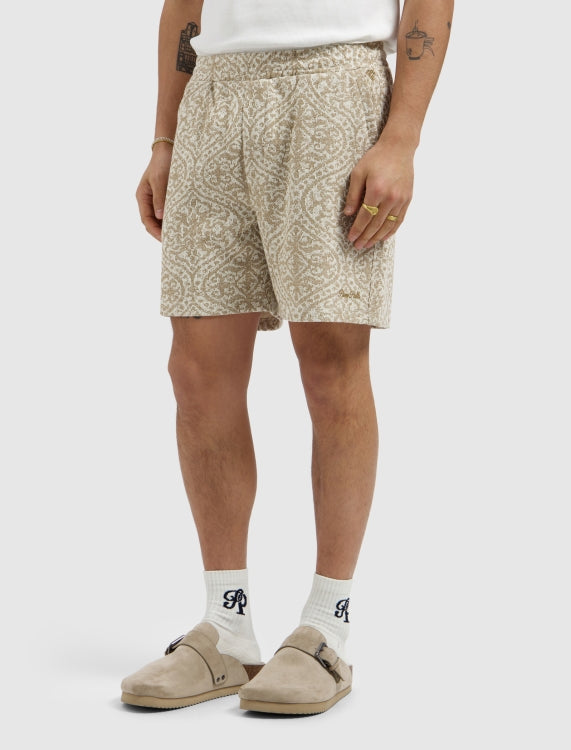 Pure Path Jacquard Shorts - Sand