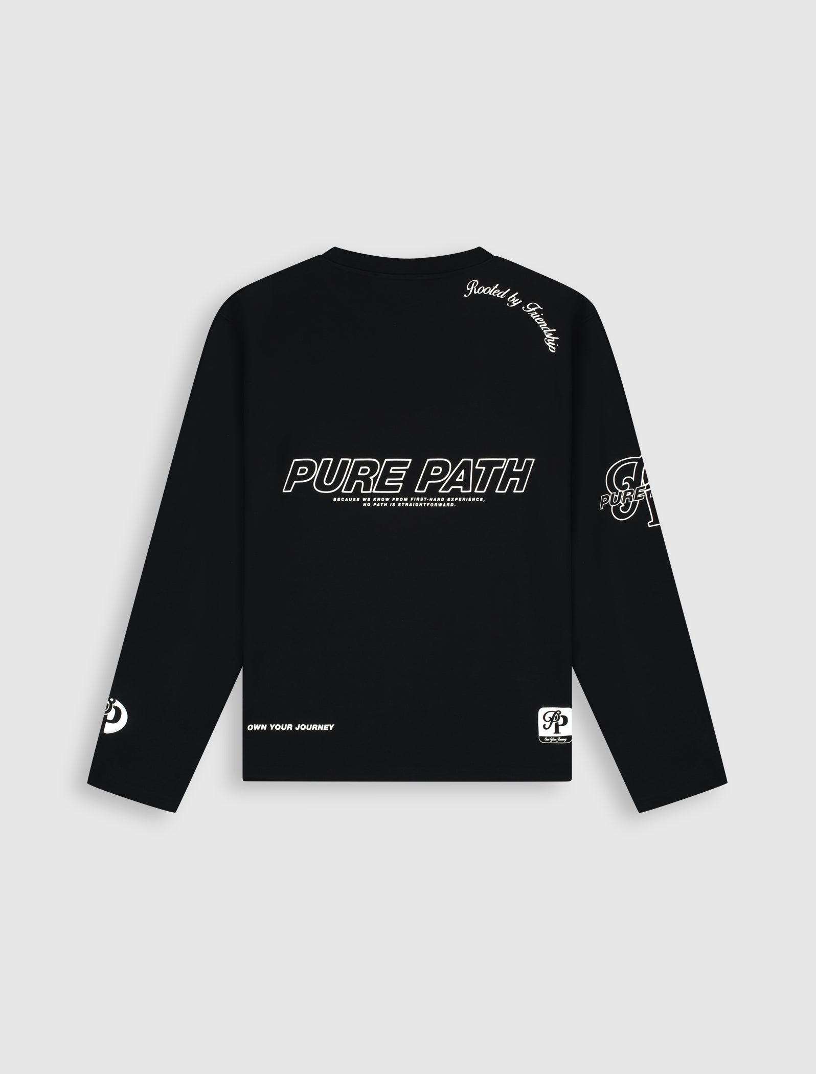 Pure Path United Longsleeve T-shirt- Black