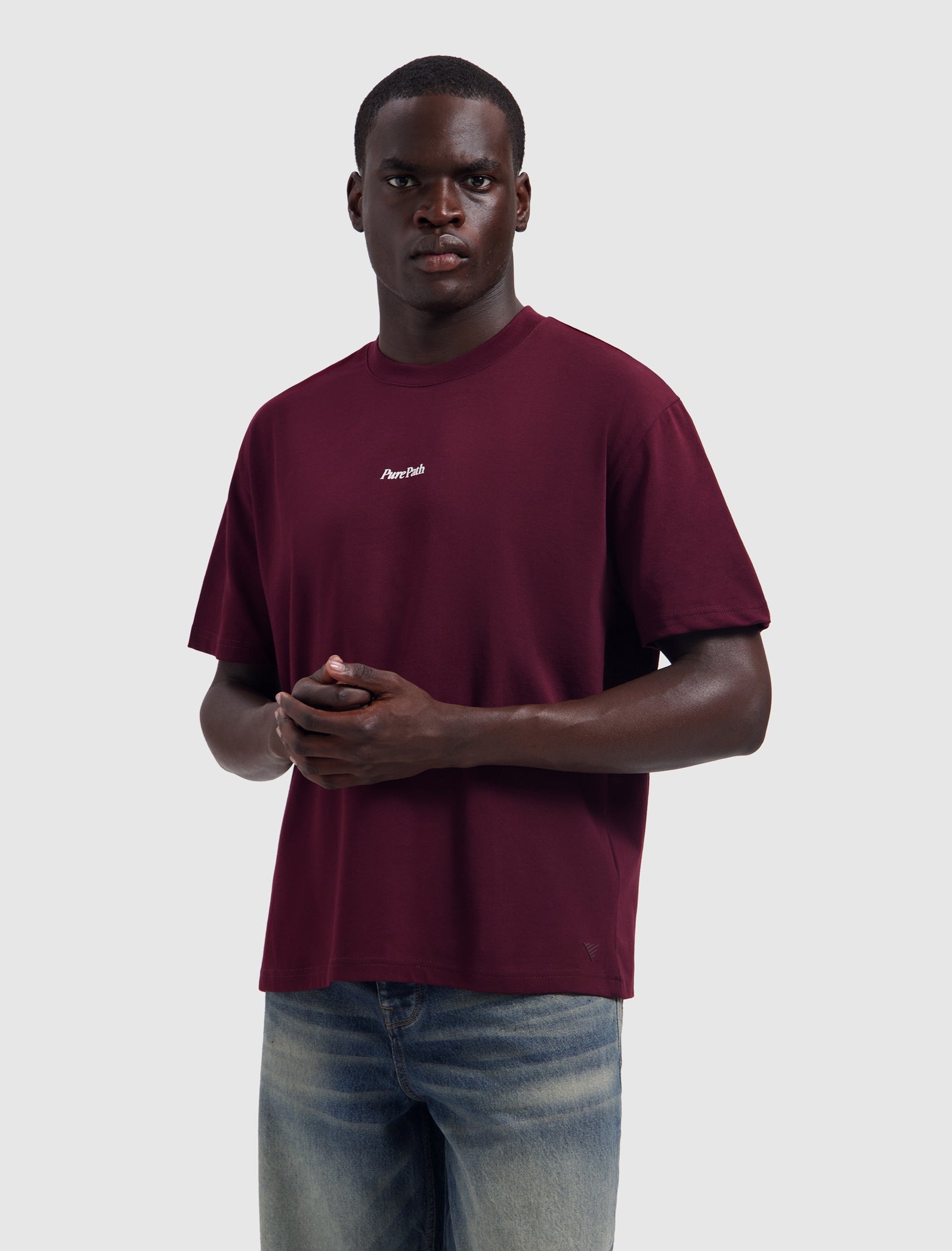 Pure Path Tree Of Life T-shirt- Wine Red