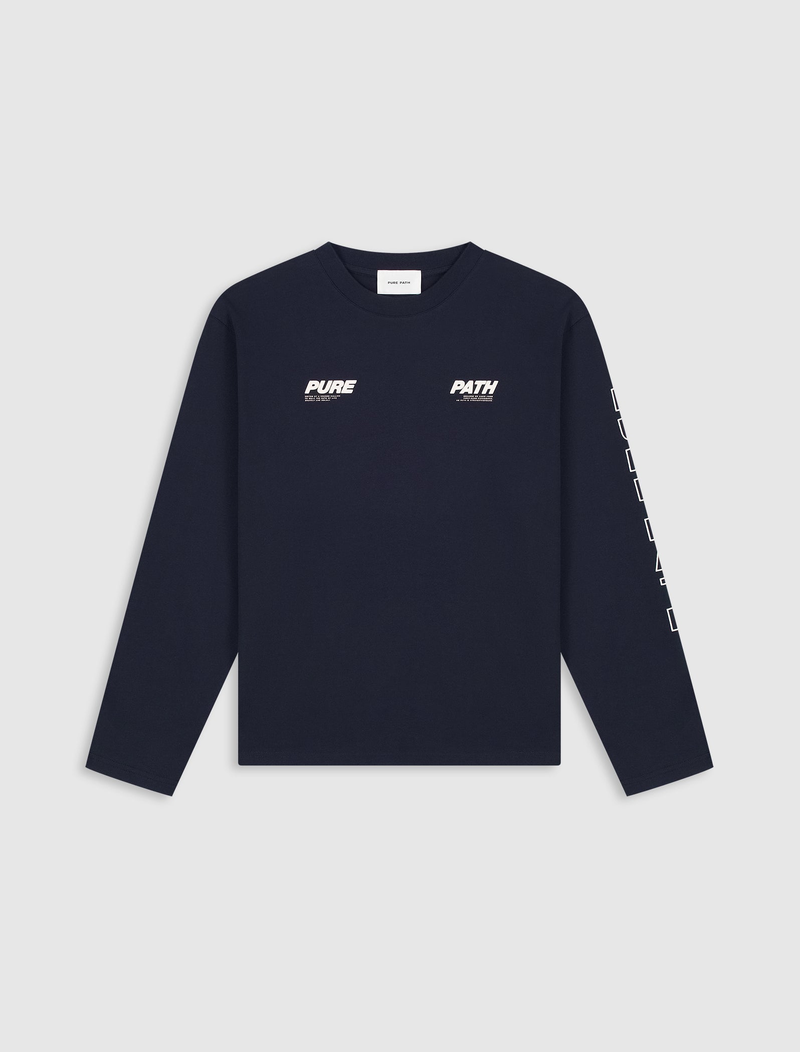 Pure Path Pure Longsleeve T-shirt- Dark Navy