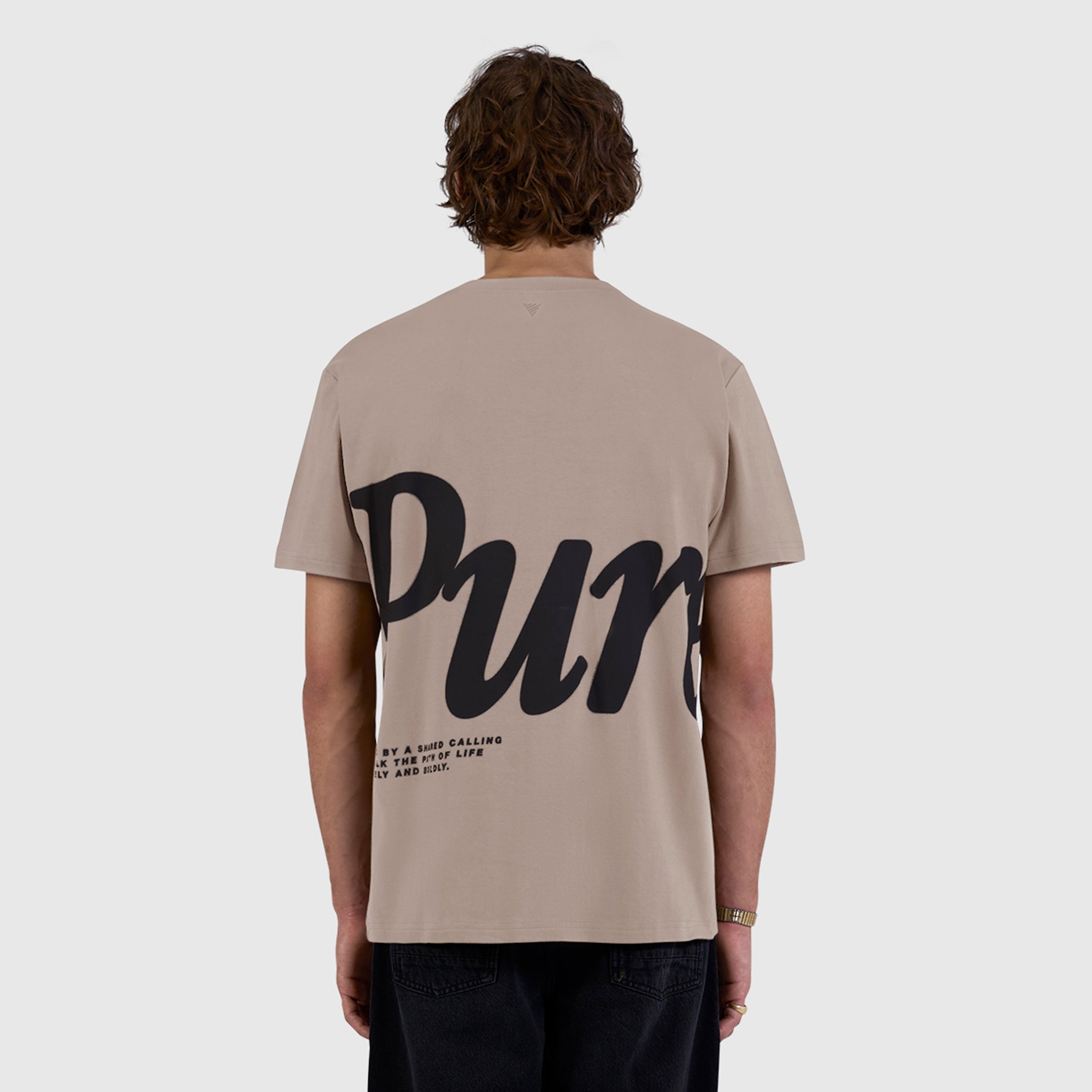 Pure Path Pure T-shirt- Taupe