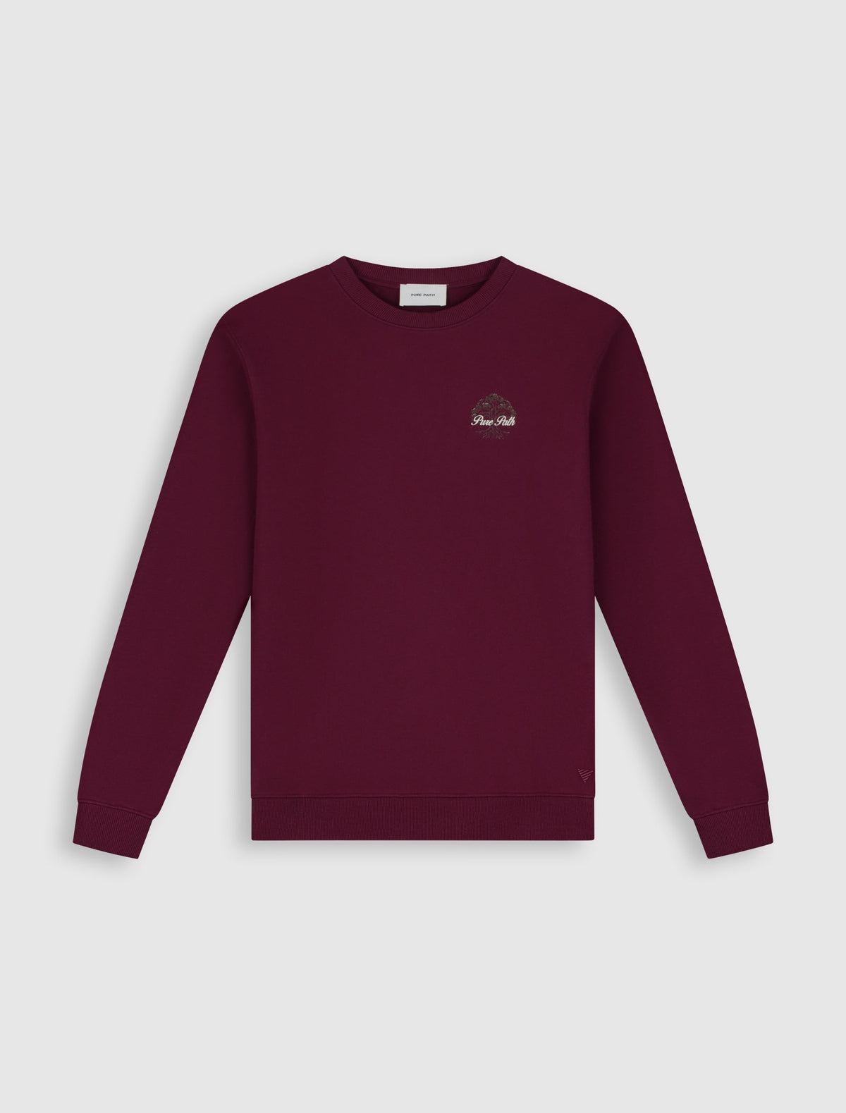 Pure Path Rooted Tree Sweater- Wine Red