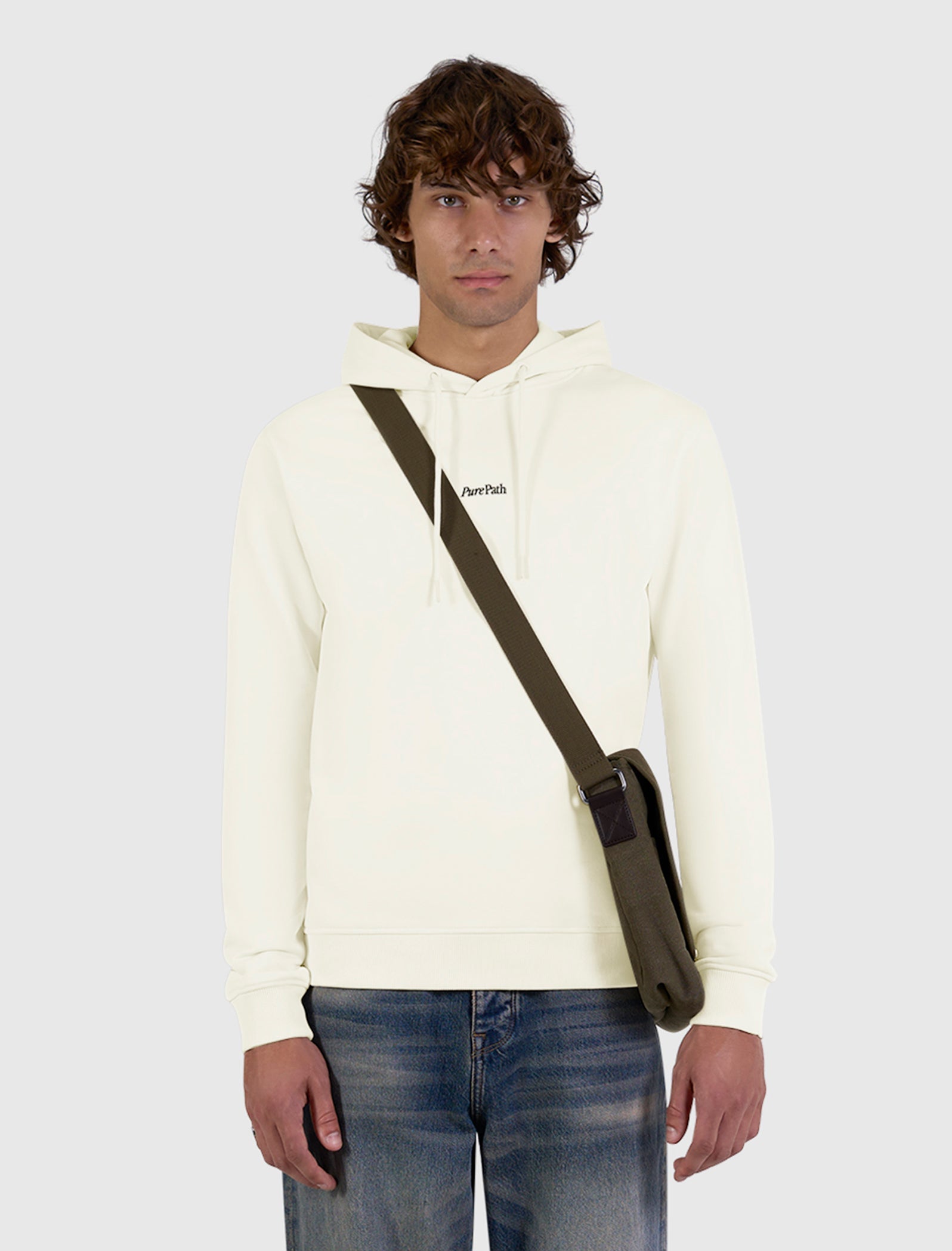 Pure Path Rooted by Friendship Hoodie- Dark Brown