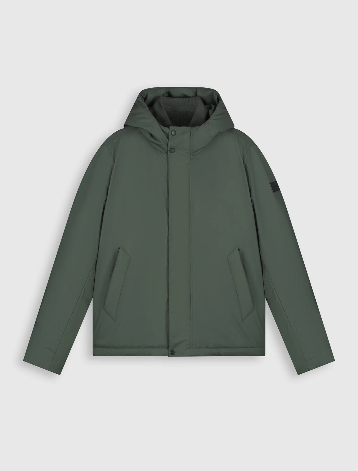 Pure Path Active Flex Short Parka Jacket - Dark Army