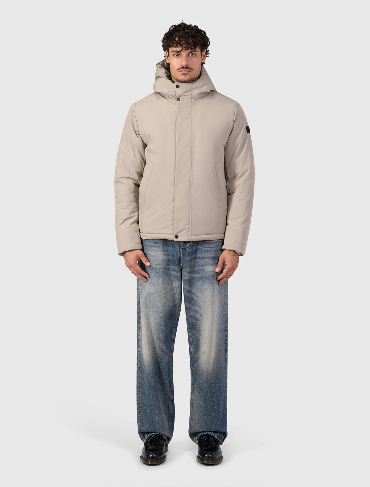 Pure Path Active Flex Short Parka Jacket - Sand