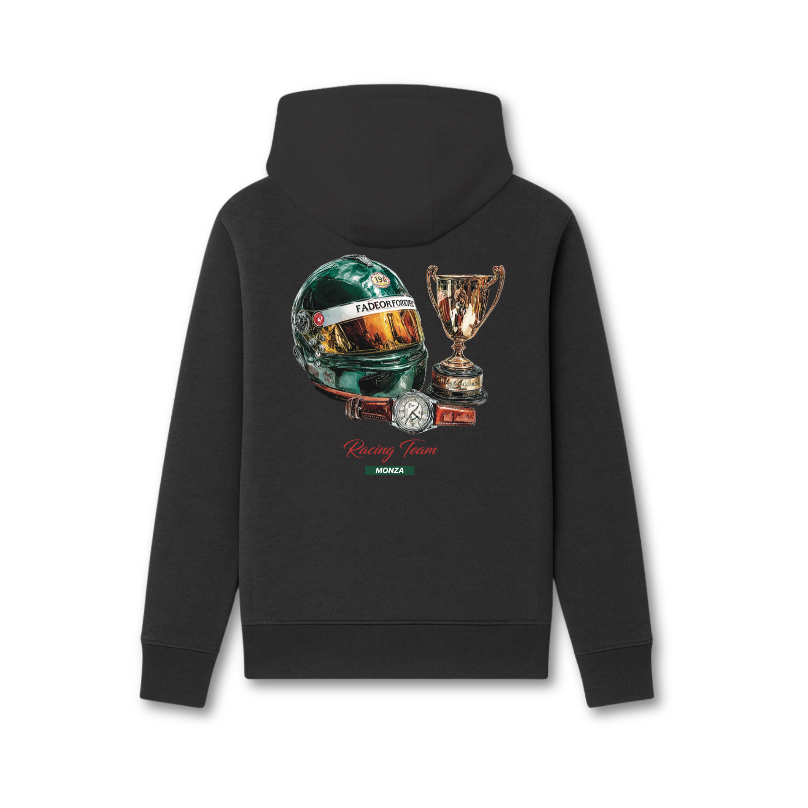 Fade Or Forever Racing Hoodie- Black