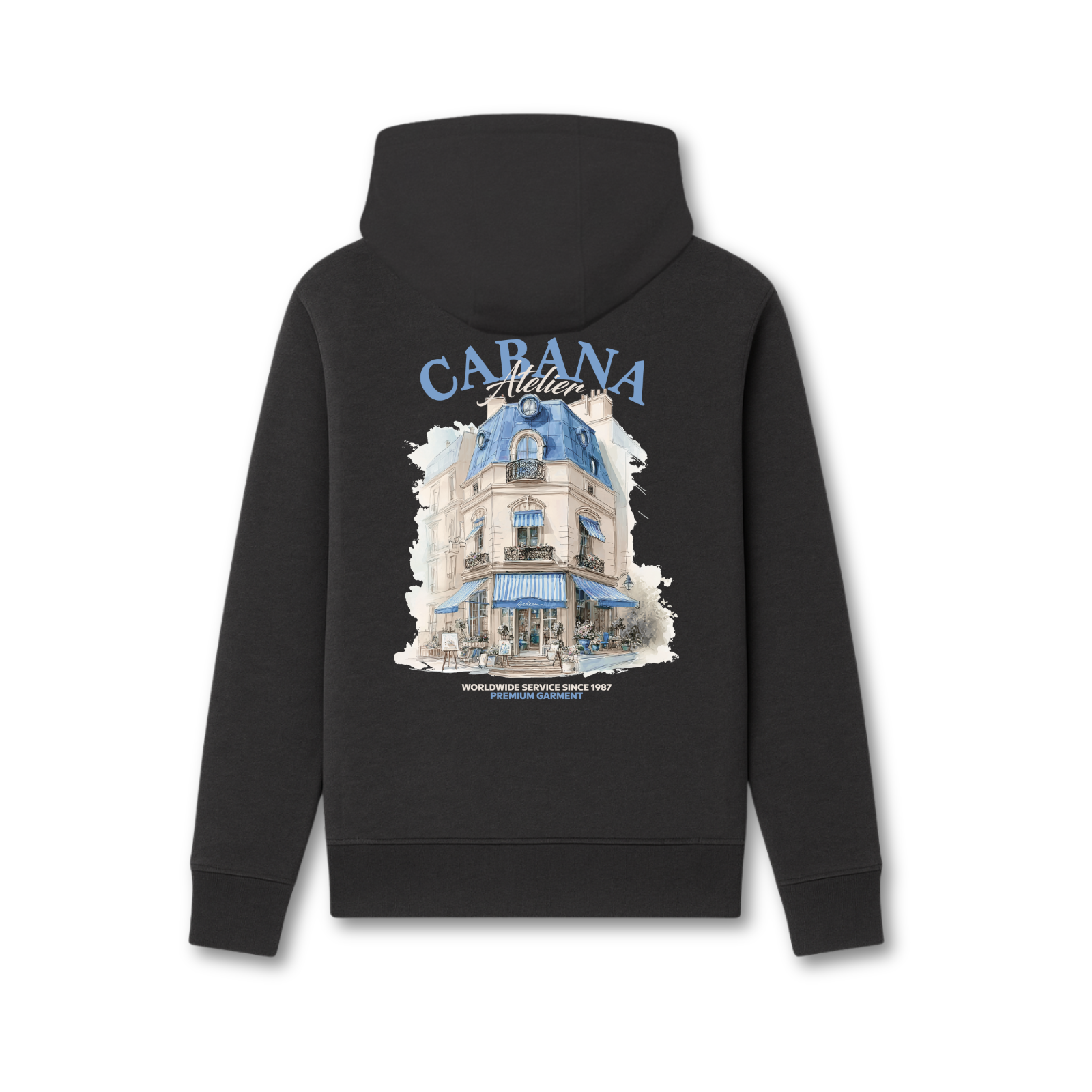 Cabana Club Atelier Hoodie Zwart
