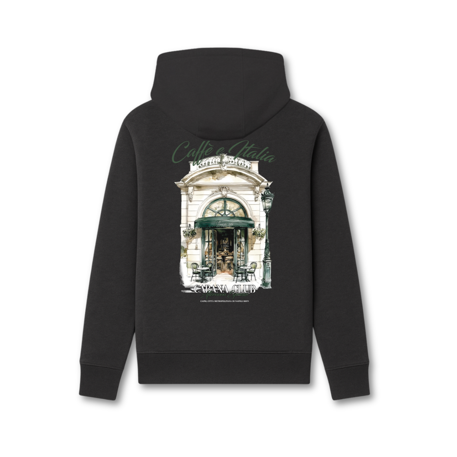 Cabana Club Cafe Italia Hoodie Zwart