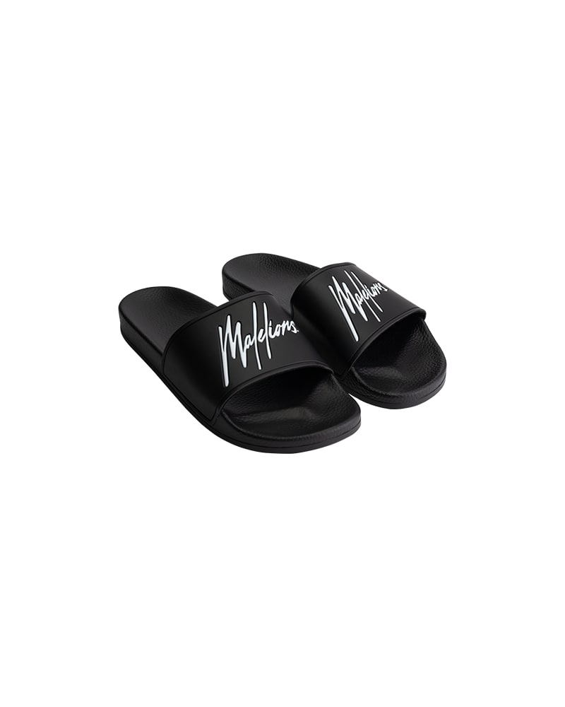 Malelions Signature Slides- Black/White