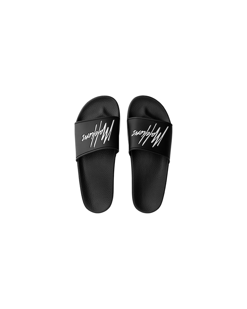 Malelions Signature Slides- Black/White