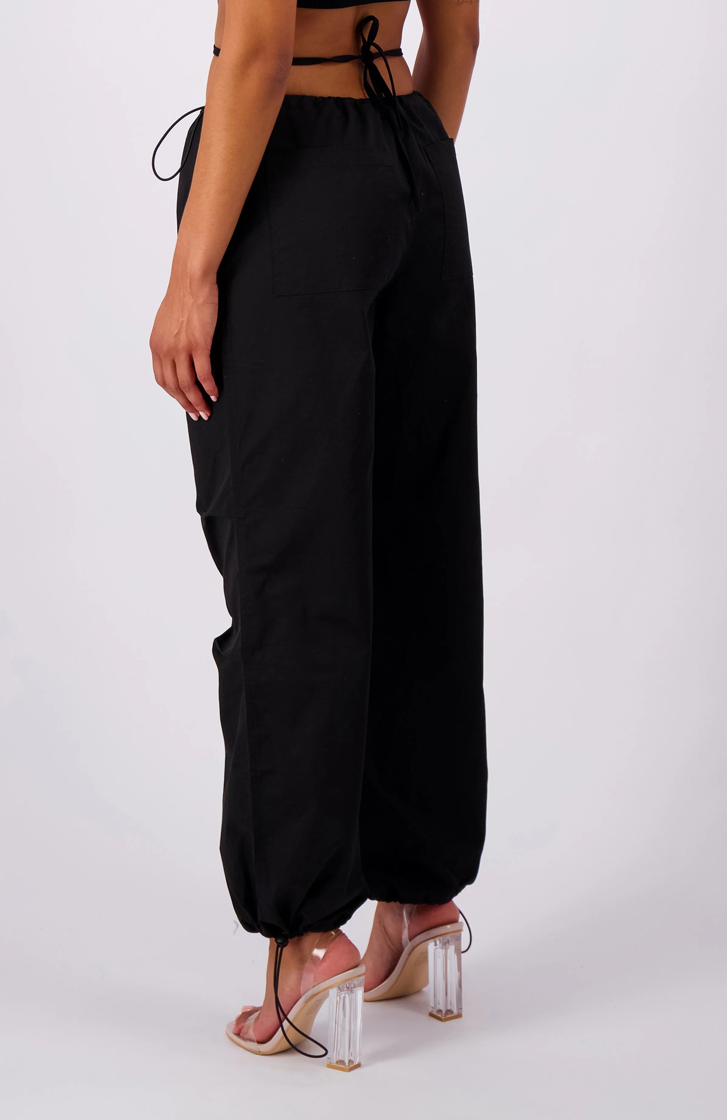 Black Bananas Dames Parachute Pants