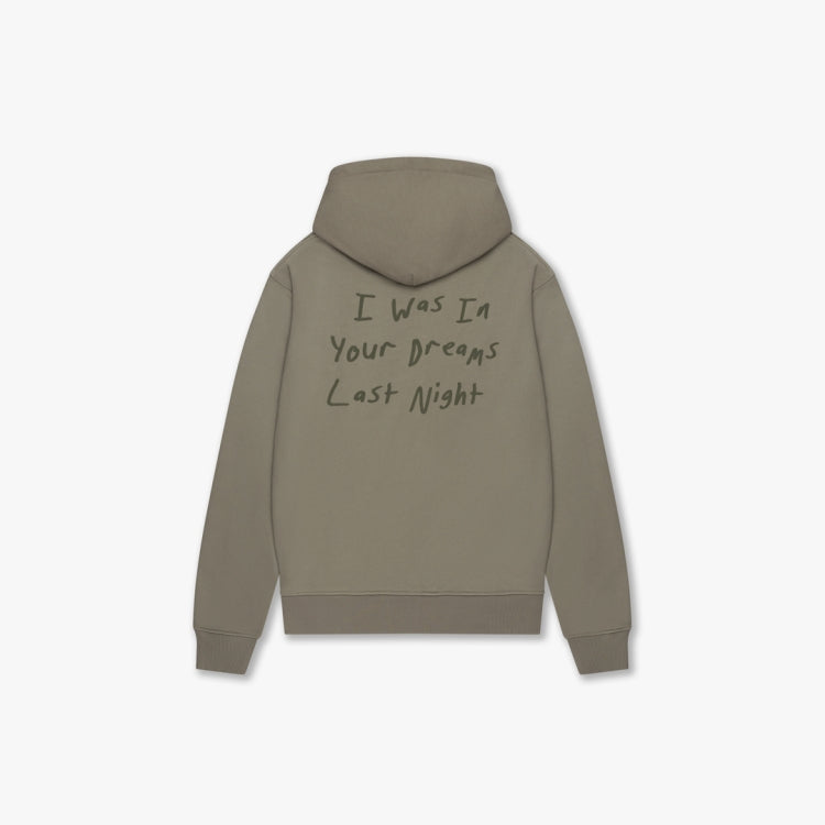 Croyez In Your Dreams Zip Hoodie- Dusty Olive