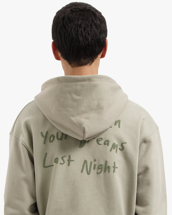 Croyez In Your Dreams Zip Hoodie- Dusty Olive