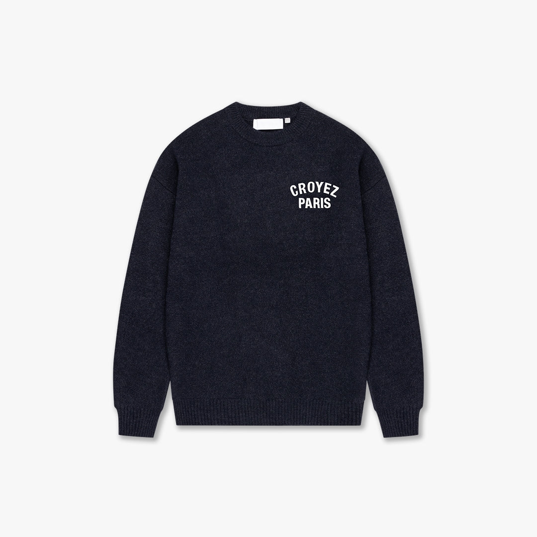 Croyez Paris Knit Sweater - Black
