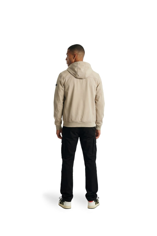 Malelions Men Placket Softshell Jacket- Sand