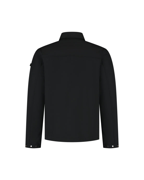Malelions Men Softshell Coach Jacket- Black