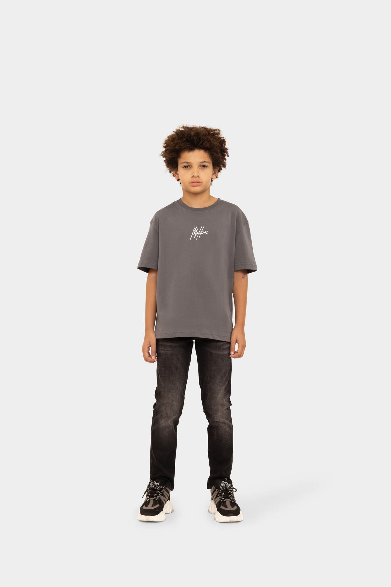 Malelions Junior Talent T-shirt - Anthracite