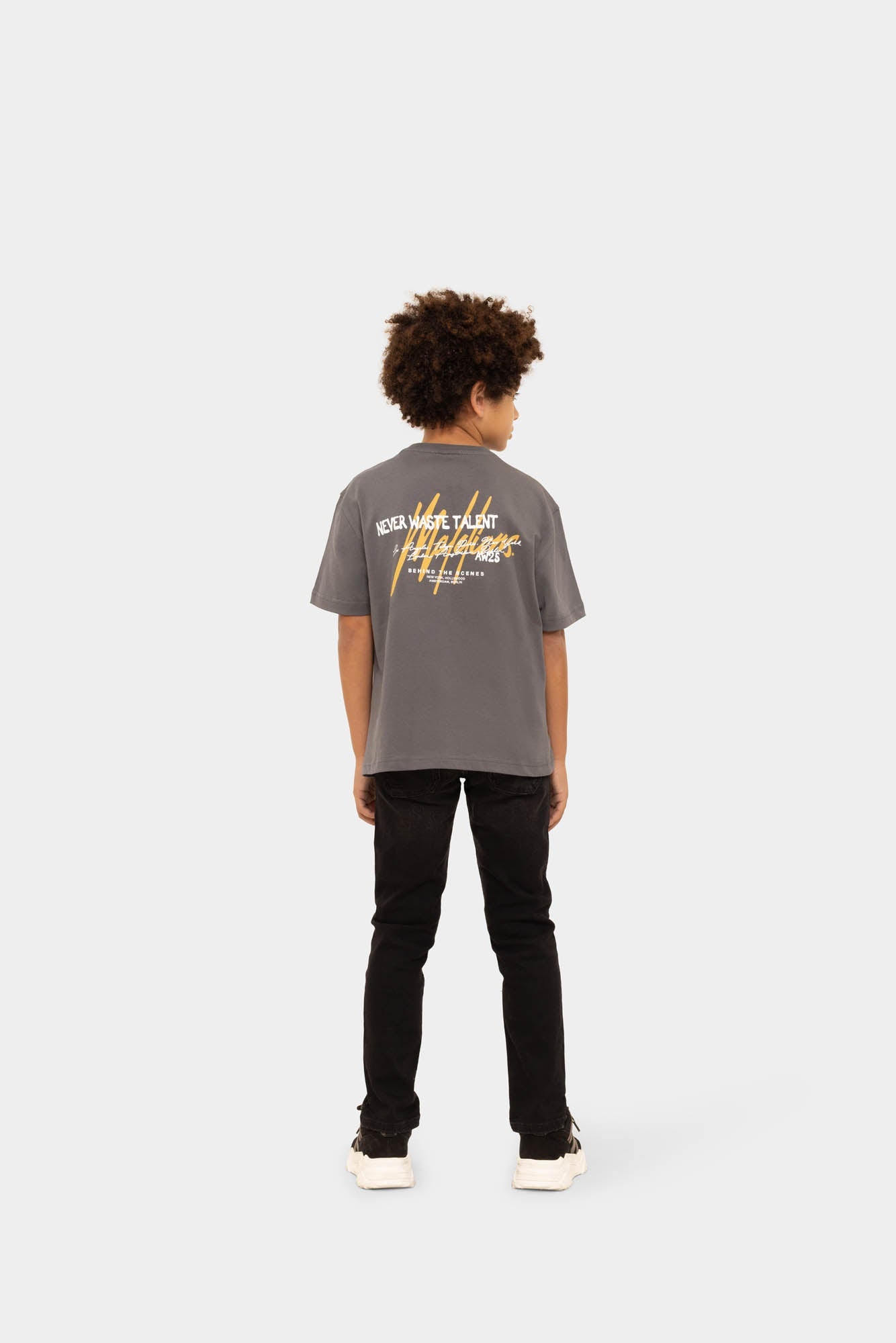 Malelions Junior Talent T-shirt - Anthracite