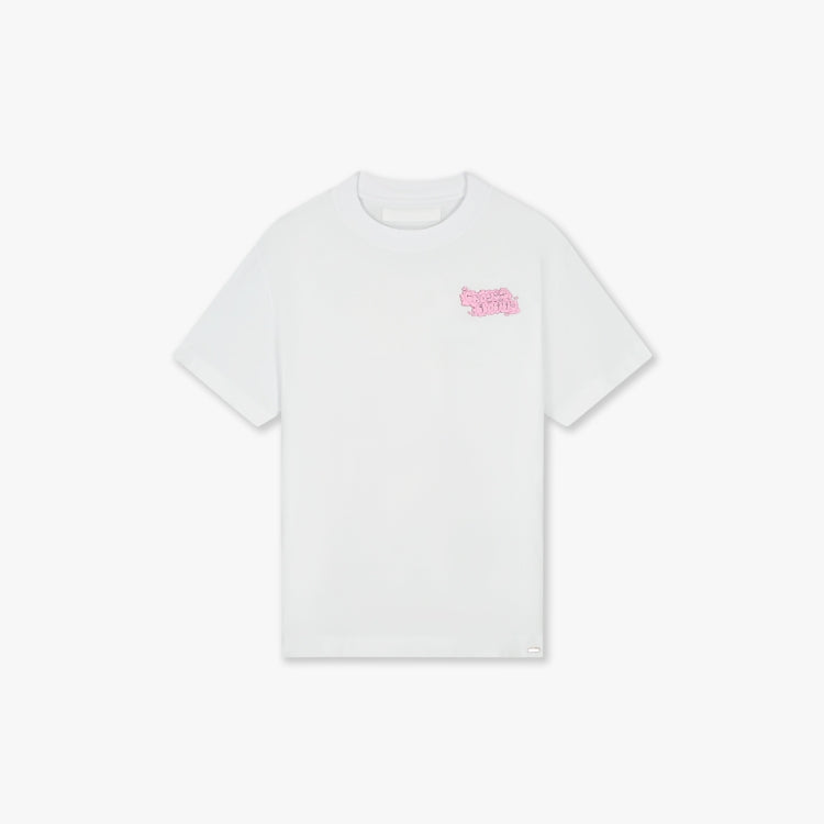 Croyez Fleur Heureuse T-Shirt- White