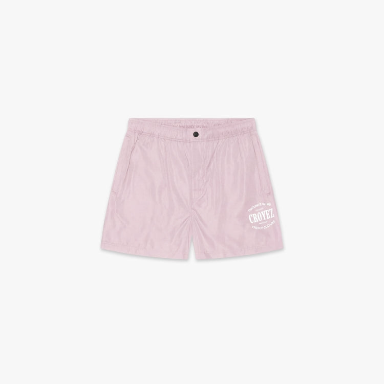Croyez Stamp Swim Short- Pink