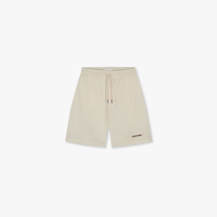 Croyez Plisse Shorts- Off-White