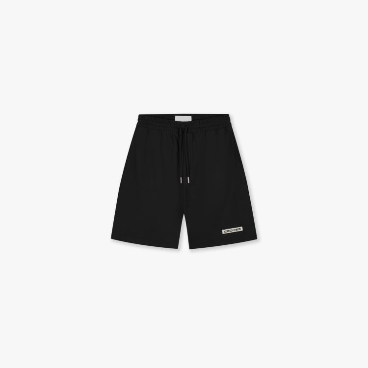 Croyez Plisse Shorts- Black