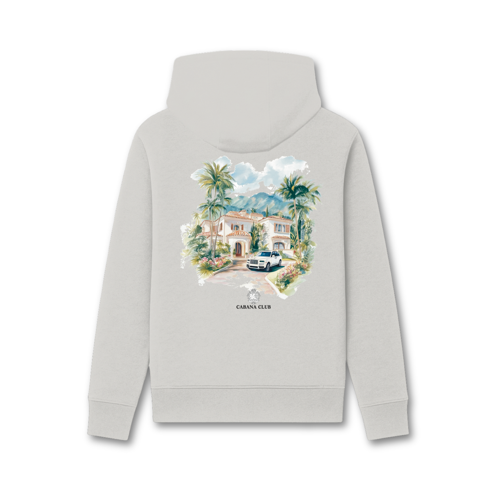 Cabana Club Mansion Hoodie Grijs