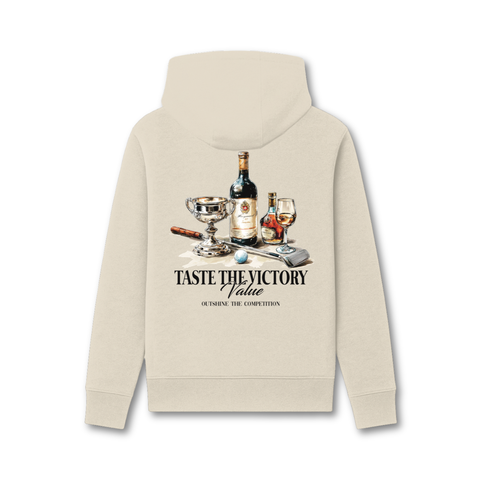 Cabana Club Victory Hoodie Ecru