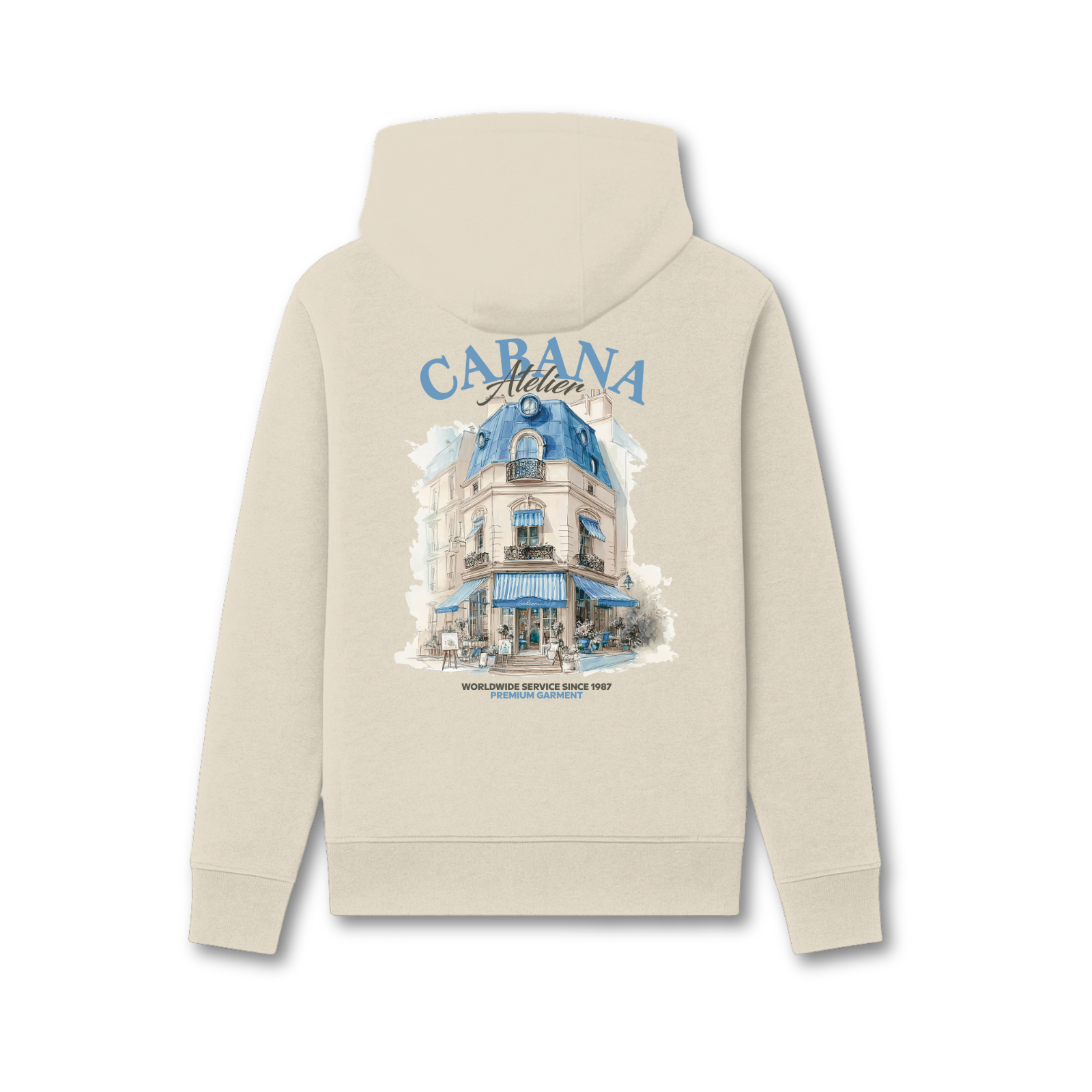 Cabana Club Atelier Hoodie Ecru