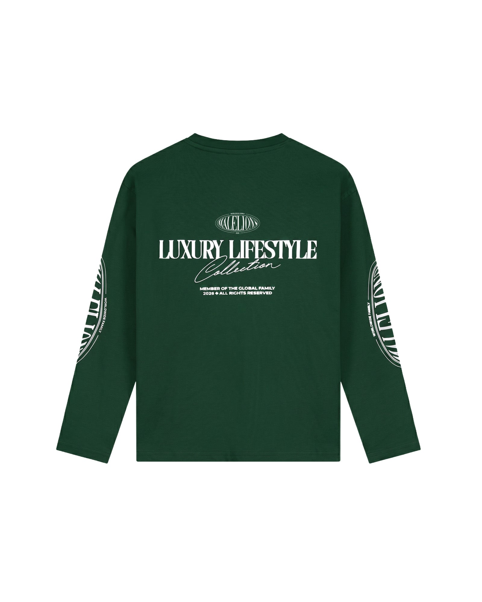 Malelions Junior Relaxed Lifestyle Longsleeve - Racing Green