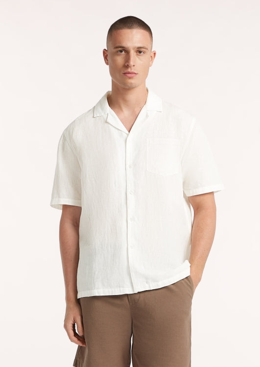 Circle Of Trust Alec SS Shirt- Shell White