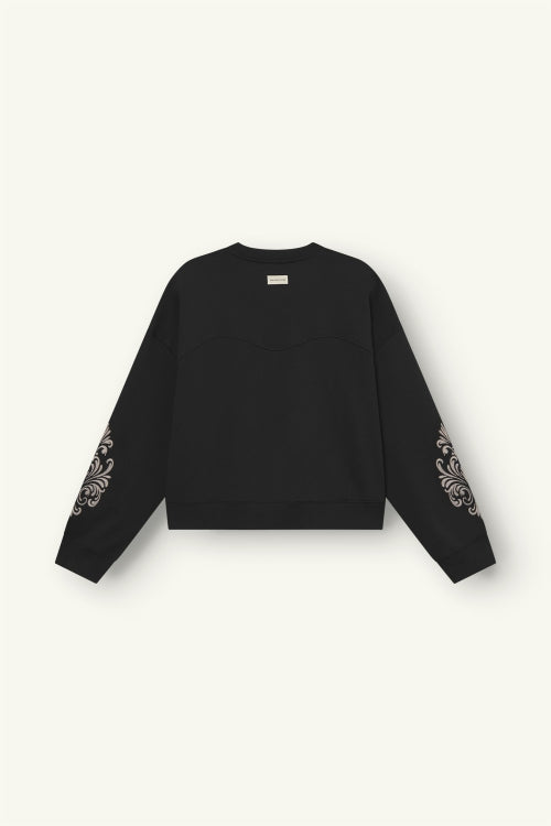 Don't Waste Culture Gravien Sweater- Black