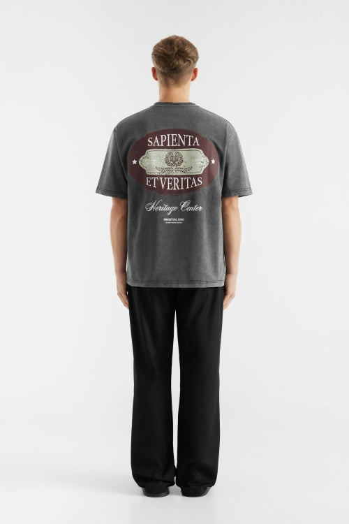 Don't Waste Culture Orla T-shirt- Washed Black