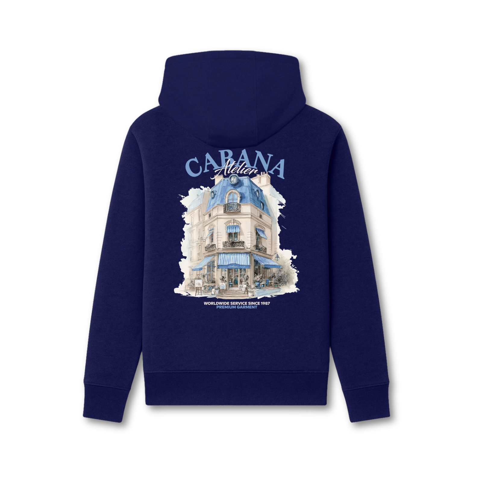 Cabana Club Atelier Hoodie Blauw