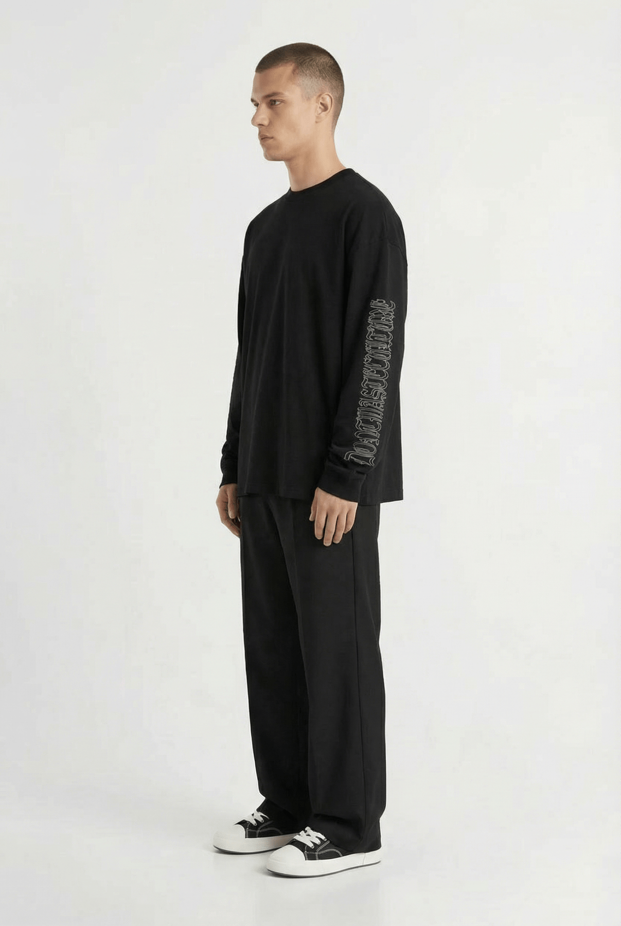 Don't Waste Culture Arturo Long Sleeve- Black