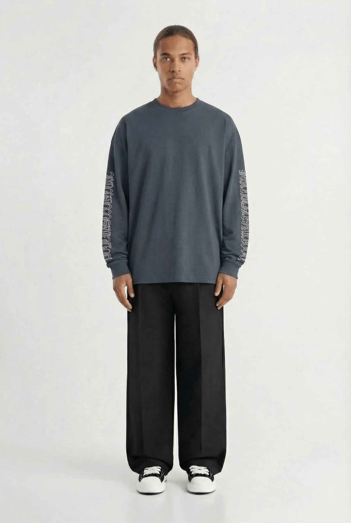 Don't Waste Culture Arturo Long Sleeve- Dark Grey