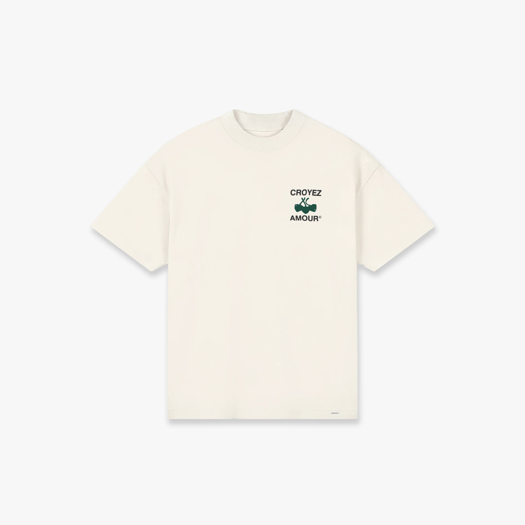 Croyez Amour T-Shirt- Off-White
