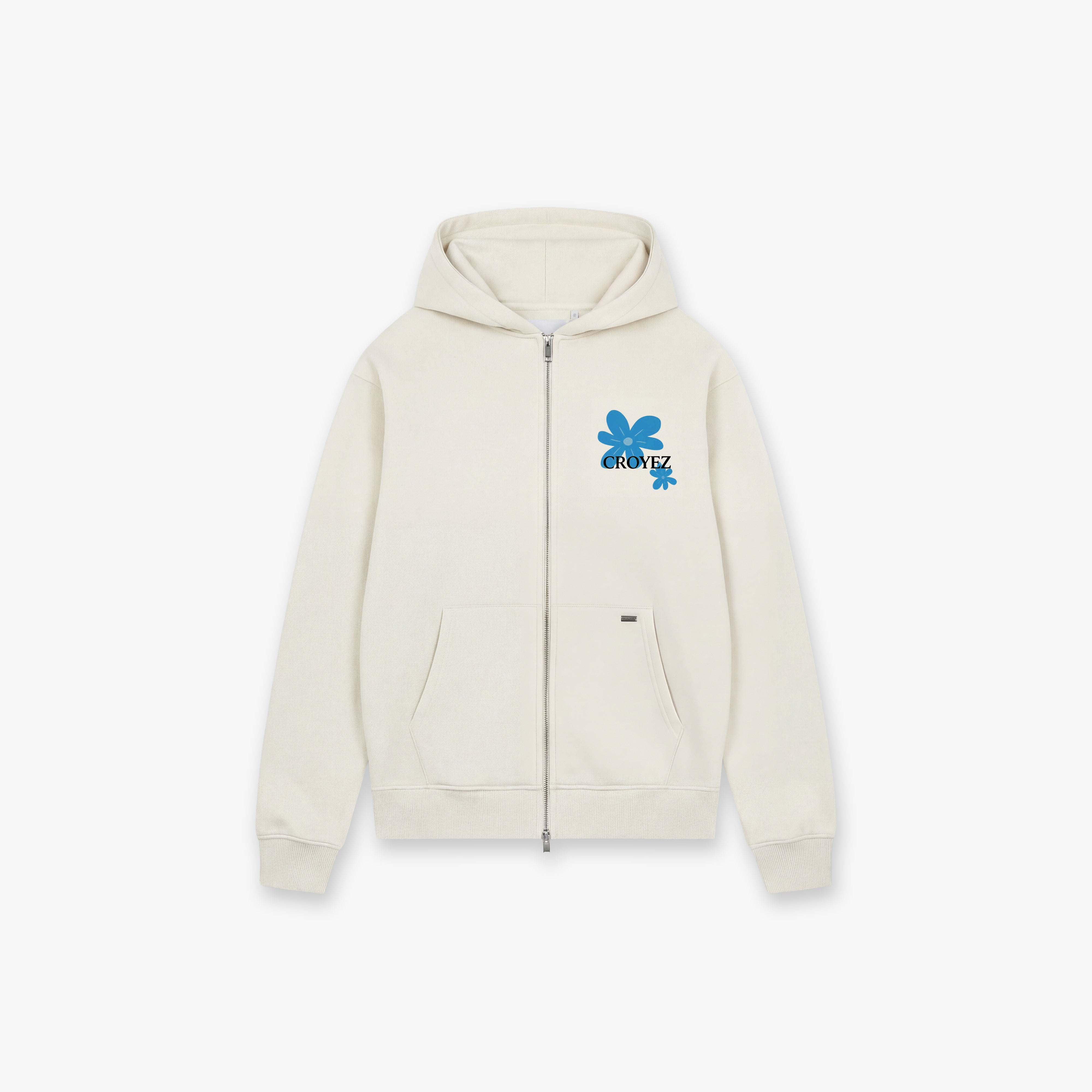 Croyez Botanique Zip Hoodie - Off-White