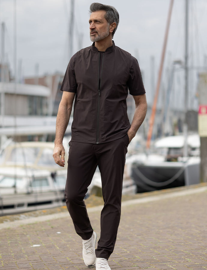 Neycko Classic Slim Fit Pantalon- Brown