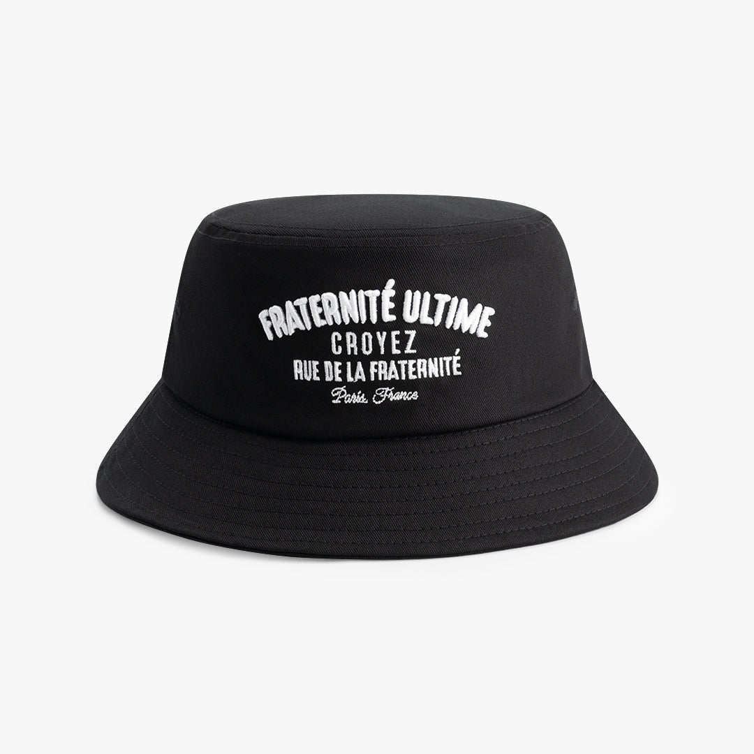 Croyez Fraternité Bucket Hat Black