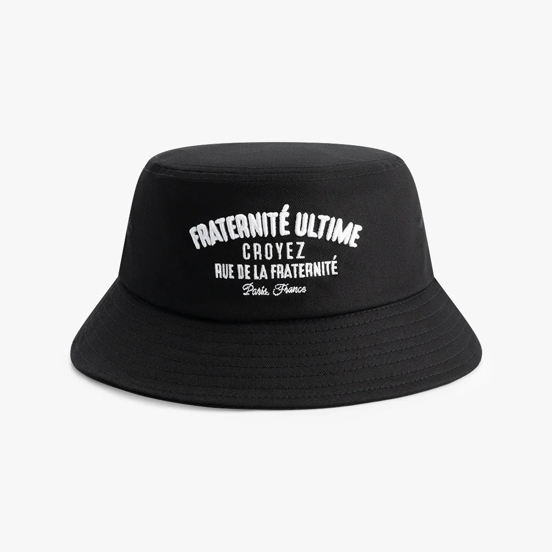 Croyez Fraternité Bucket Hat Black
